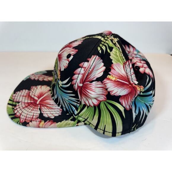 Hickory Nut Gap Farms Meats Colorful Floral Flowers Baseball Cap Hat - Picture 4 of 9